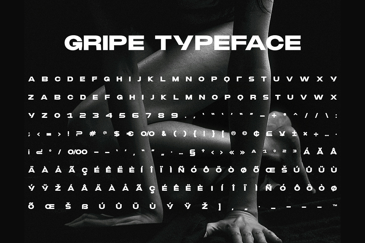Gripe Typeface, a Sans Serif Font by Foxtype (Photo 5 of 5)