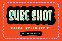 Sure Shot Casual Brush Script