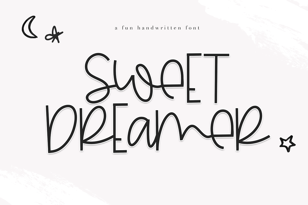 Sweet Dreamer - Fun Handwritten Font