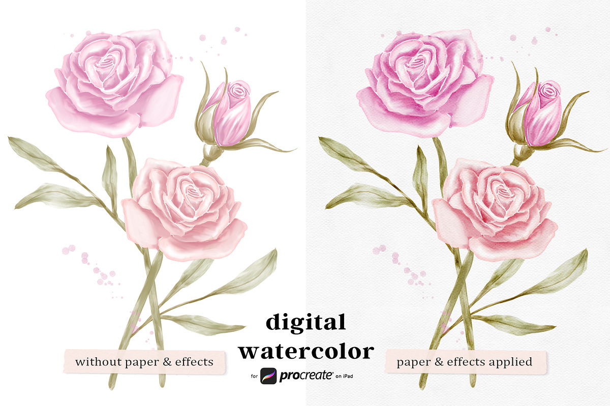 Procreate Watercolor Brushes Kit, a Brush Add-On by Kaya Fonts (Photo 4 of 15)