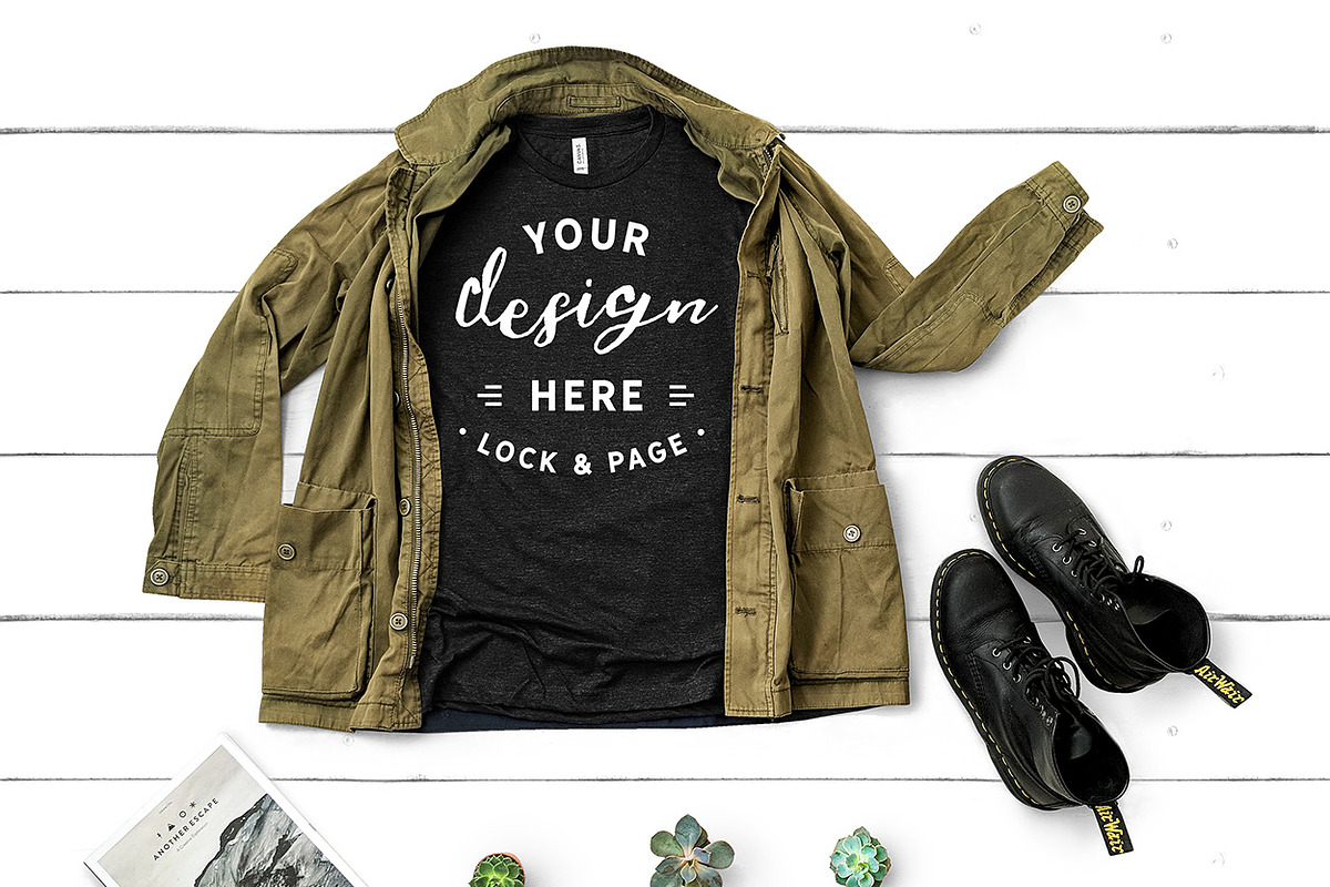 T-Shirt Mockup Bundle Bella Canvas, a Shirt Mockup by lock and page (Photo 60 of 71)