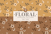 Boho floral patterns, a Pattern Graphic by hanifa_design (Thumbnail 1 of 8)
