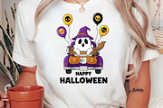 Happy Halloween Boo Truck PNG, an Illustration by Craft Nest (Thumbnail 2 of 6)
