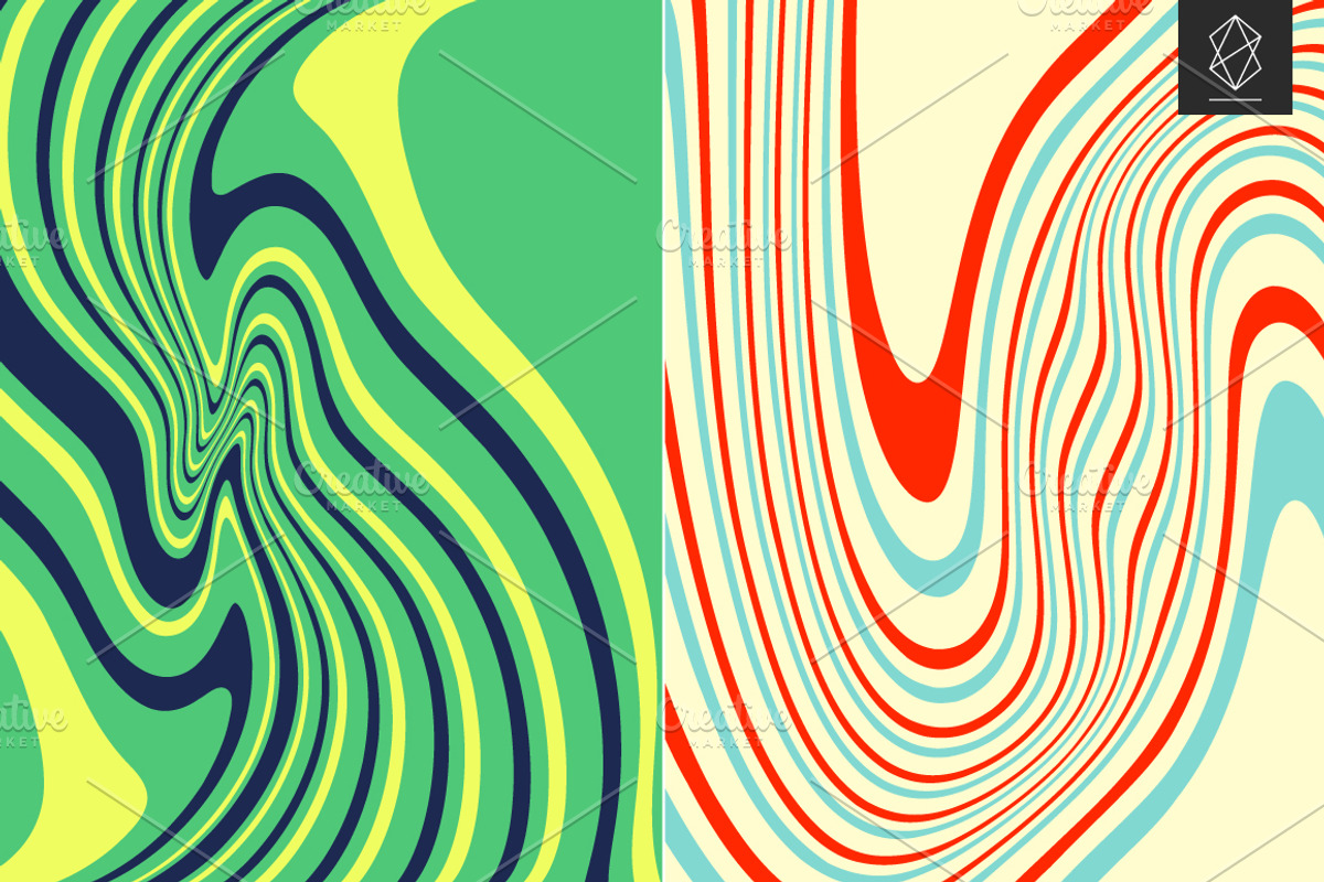 Psychedelic hypnotic backgrounds, a Pattern Graphic by Yury Velikanov (Photo 4 of 4)