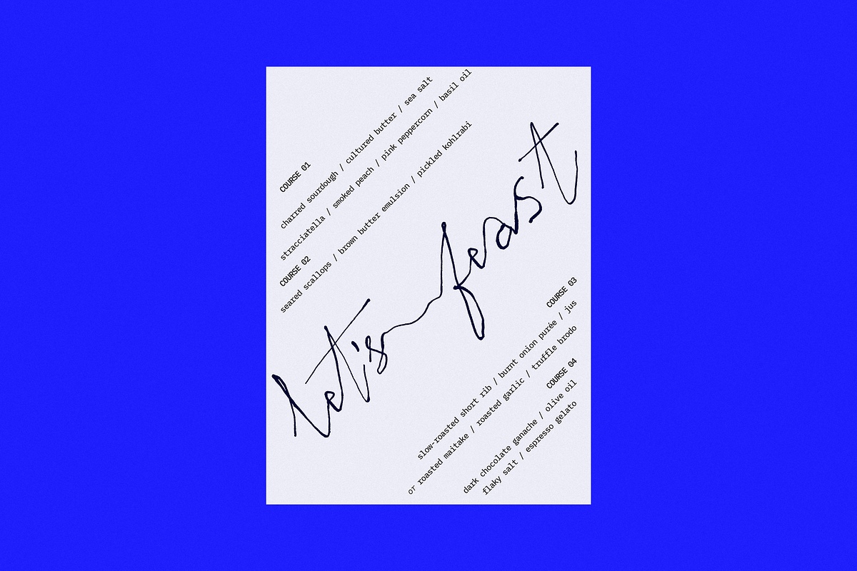 Bergamot // experimental, raw script, a Handwritten Font by PeachCreme (Photo 9 of 15)