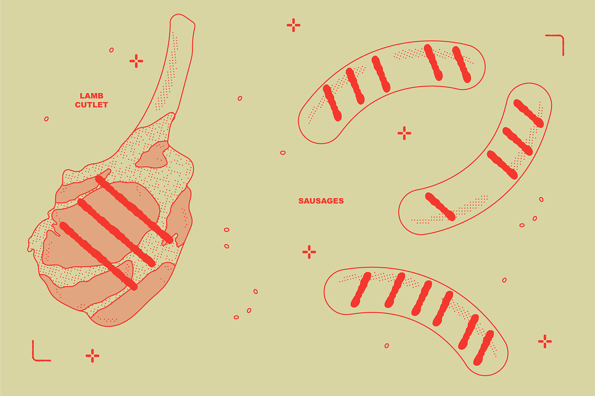 BBQ Food Vector Illustrations, a Food Illustration by TheFoodAtlas (Photo 2 of 17)