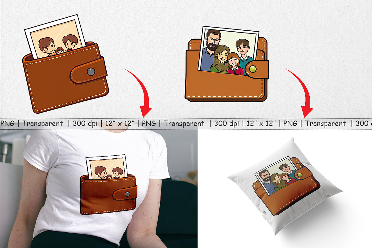 Dad’s Wallet Clipart, a Graphic by Artnoy (Photo 3 of 5)