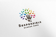 Responsible Nature Care Logo, a Branding & Logo Template by Design_Planet (Thumbnail 1 of 4)
