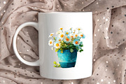 Whimsical Flowers Spring Clipart Bun, an Illustration by Designworld (Thumbnail 6 of 8)