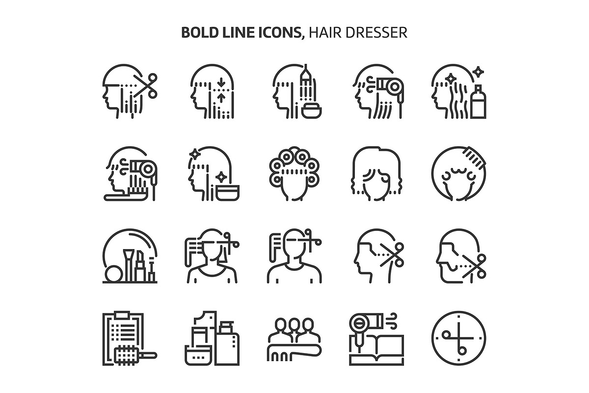 Bold Line Icons, an Outline Icon by Howcolour (Photo 112 of 151)