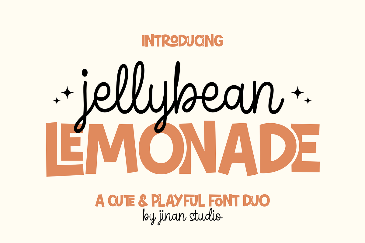 Jellybean Lemonade Font Duo, a Handwritten Font by Ainun Jinan (Photo 1 of 12)