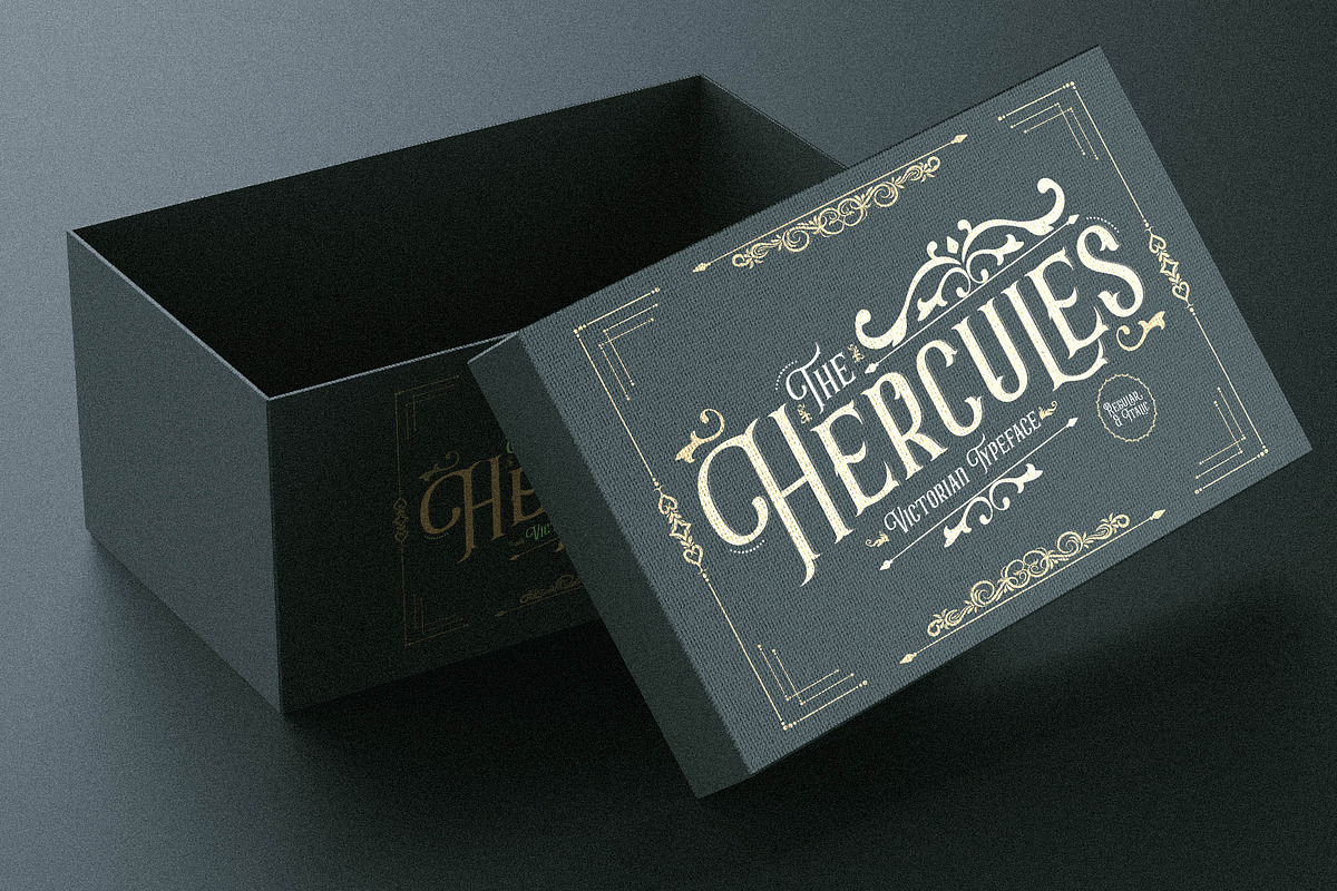 Hercules Victorian Typeface Font, a Sans Serif Font by Storytype Studio (Photo 5 of 14)