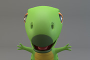 Cartoon Dinosaur, an Animal 3D Model by XYZ Space (Thumbnail 4 of 6)