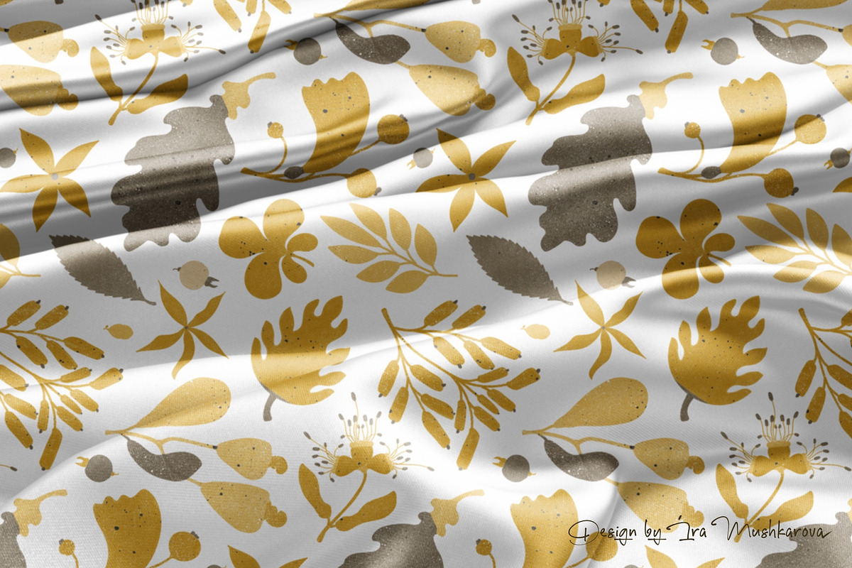 Wind. Botanical seamless pattern, a Pattern Graphic by Marta & Livonka (Photo 10 of 10)