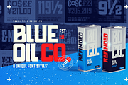 Blue Oil Co. | Vintage Font Family, a Serif Font by Tondi Type Studio (Thumbnail 1 of 7)