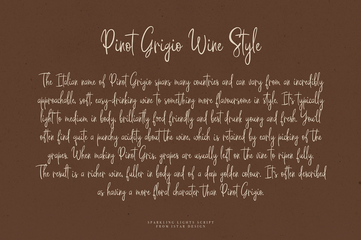 Sparkling Lights Script, a Handwritten Font by iStar Design (Photo 4 of 11)