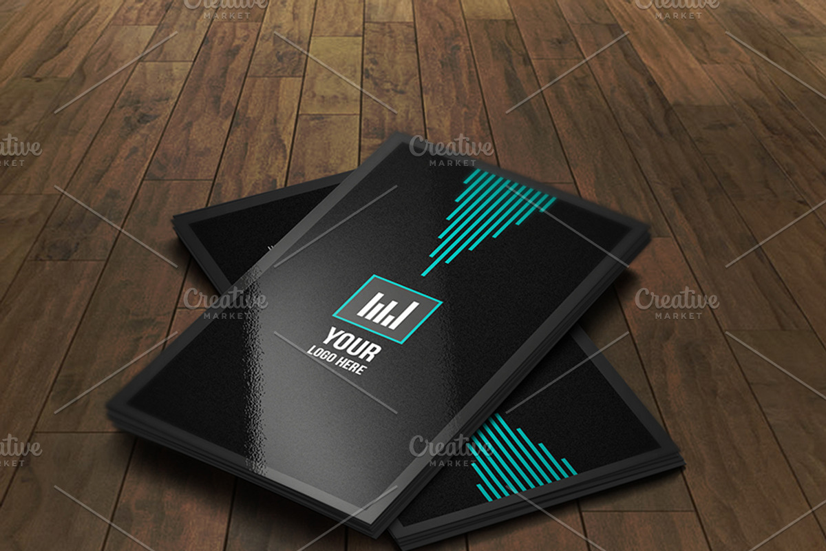 Corporate Business Card, a Business Card Template by Awns Creators (Photo 2 of 4)
