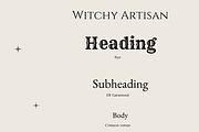 Witchy brand visual identity guide, a Palette Add-On by Alerya Studio (Thumbnail 2 of 3)