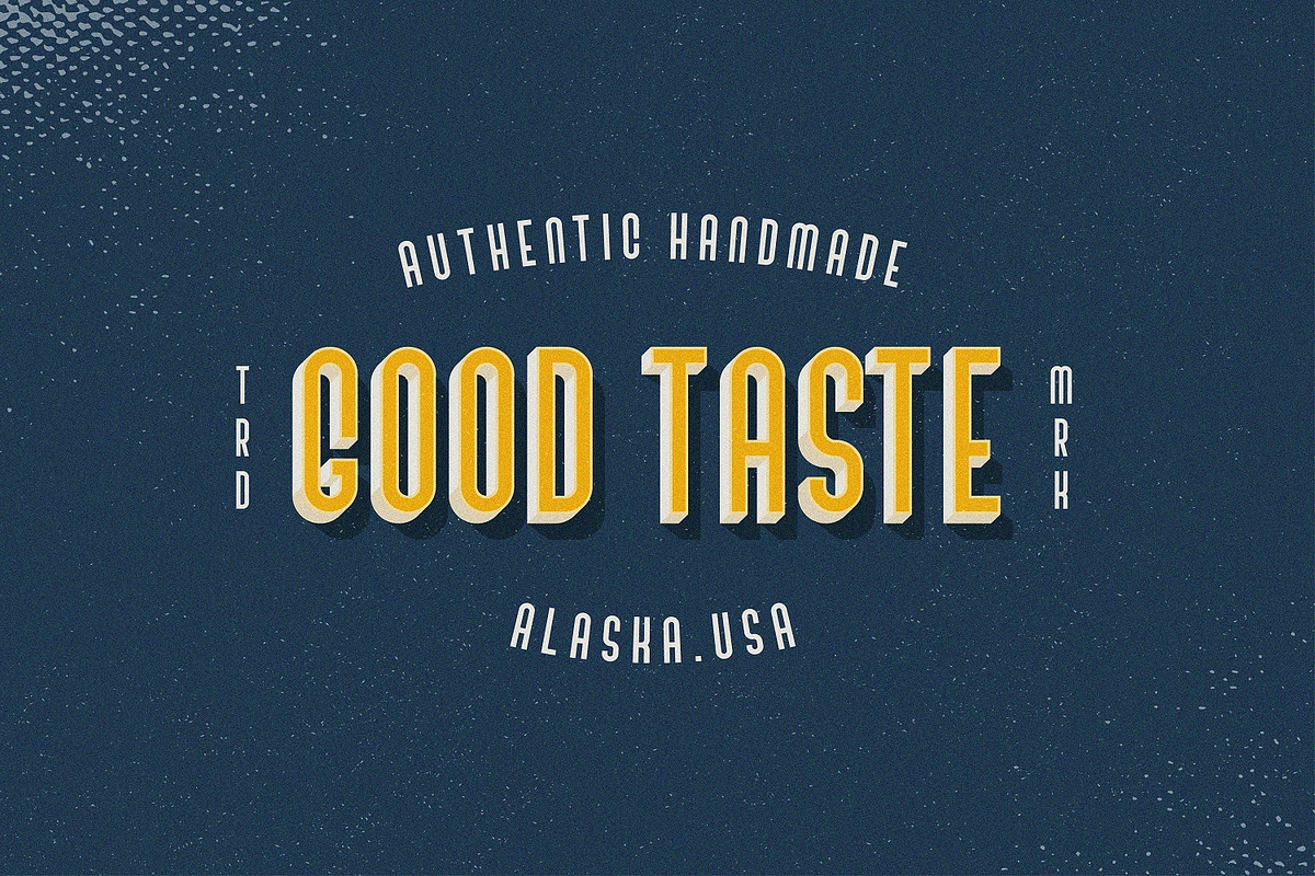 SALE! Bivoac Layered Font preview 7
