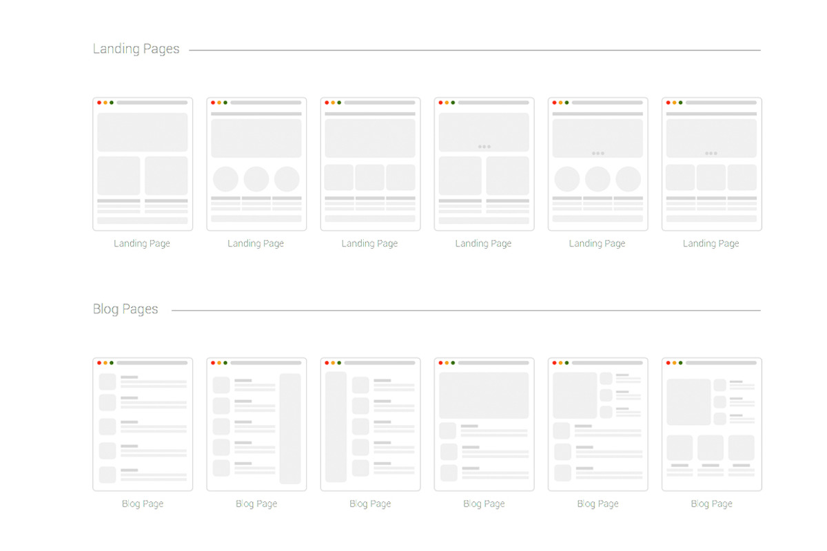 Website Flowchart For Sketch, a Templates & Theme by Pixellion (Photo 3 of 3)