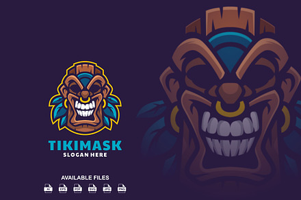 Tiki Mask Logo