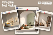 Instagram Post Mockup, an Advertising Mockup by iHemalaya (Thumbnail 2 of 4)