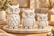 Woodland Bird Sculpture Owl STL, an Animal 3D Model by Layerology (Thumbnail 3 of 3)