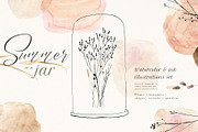 Summer in a jar | Watercolor set, a Decorative Illustration by Bibela (Thumbnail 1 of 11)