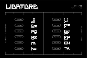 VB DeckOne - Futuristic Font, a Sans Serif Font by VALIANTBROTHA (Thumbnail 4 of 9)