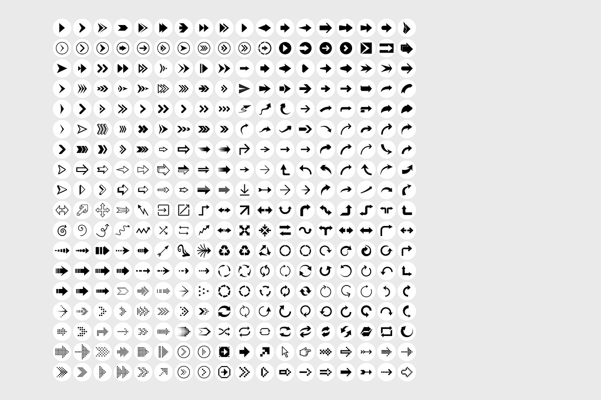 324 Arrow Icons, an Outline Icon by karnofff (Photo 5 of 9)