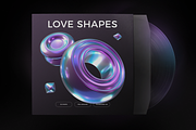 Holographic metallic 3D shapes, an Object Graphic by Fox's Monday (Thumbnail 3 of 10)