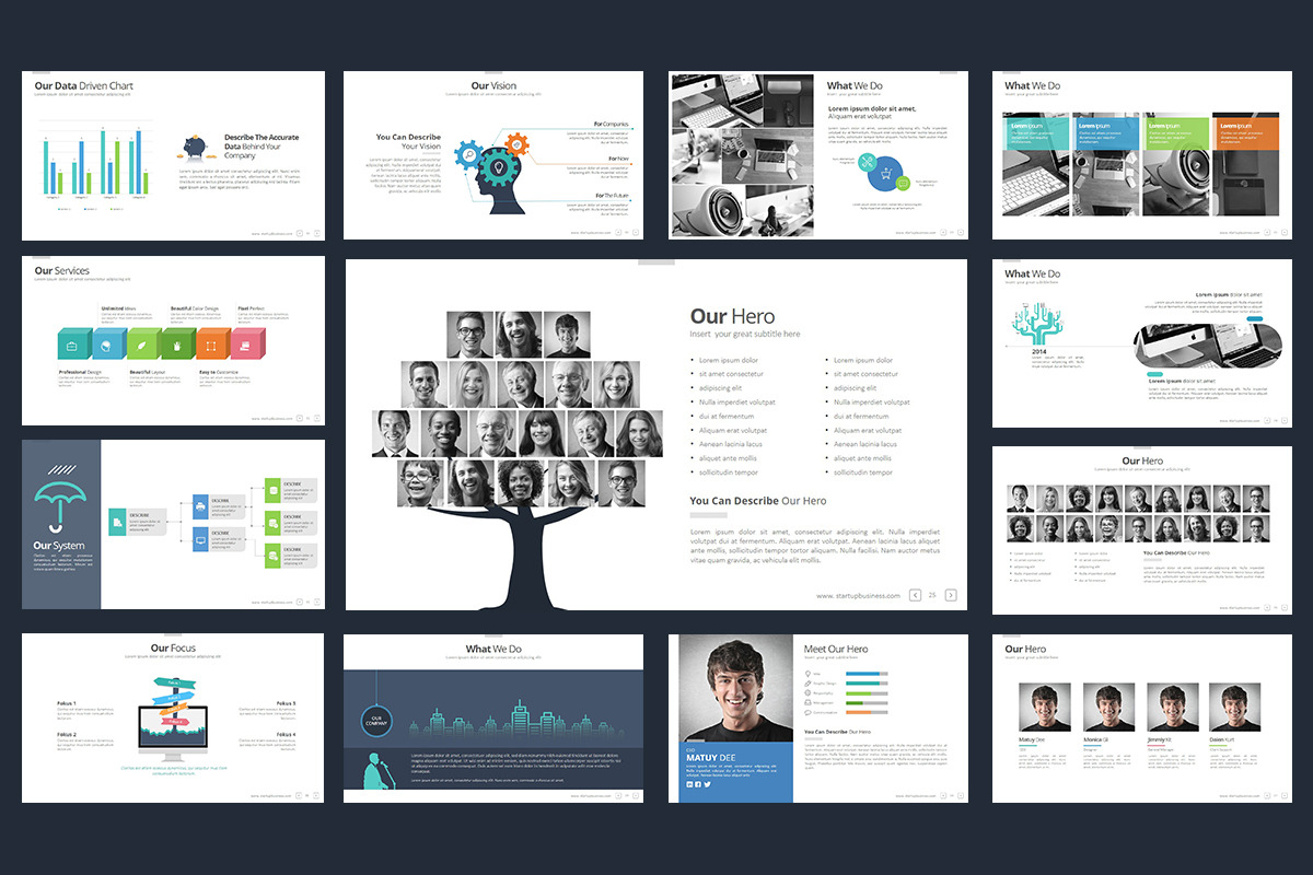 Business Startup Keynote Template, a Presentation Template by Stock Shape (Photo 4 of 8)