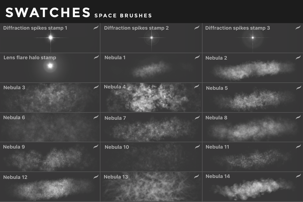 Procreate Brushes Bundle, a Brush Add-On by MiksKS (Photo 56 of 61)