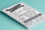 Vintage wedding invitation and rsvp, an Invitation Template by annago (Thumbnail 3 of 3)
