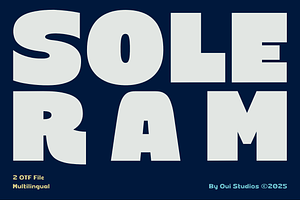 Soleram Sans Serif Display Font