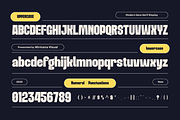 Goola Modern - Bold Extrude Font, a Sans Serif Font by Nirmana Visual (Thumbnail 9 of 15)