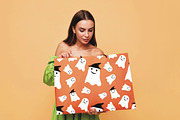 Halloween ghost pattern, a Decorative Illustration by Volha (Thumbnail 3 of 3)