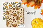 Thanksgiving Seamless Patterns, a Pattern Graphic by Decor Lines (Thumbnail 7 of 10)