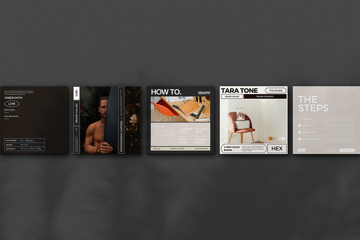 TARA | Branding kit, a Social Media Template by Analogi Studio (Photo 2 of 9)