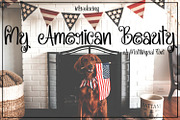 My American Beauty Multilingual Font, a Handwritten Font by Endless Time Graphics (Thumbnail 1 of 4)