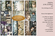 Mystical Botanicals Junk Journal Kit, a Background Graphic by The Dutch Lady Designs (Thumbnail 3 of 8)