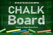 Chalk Board, a Font by Beast Designer (Thumbnail 1 of 2)