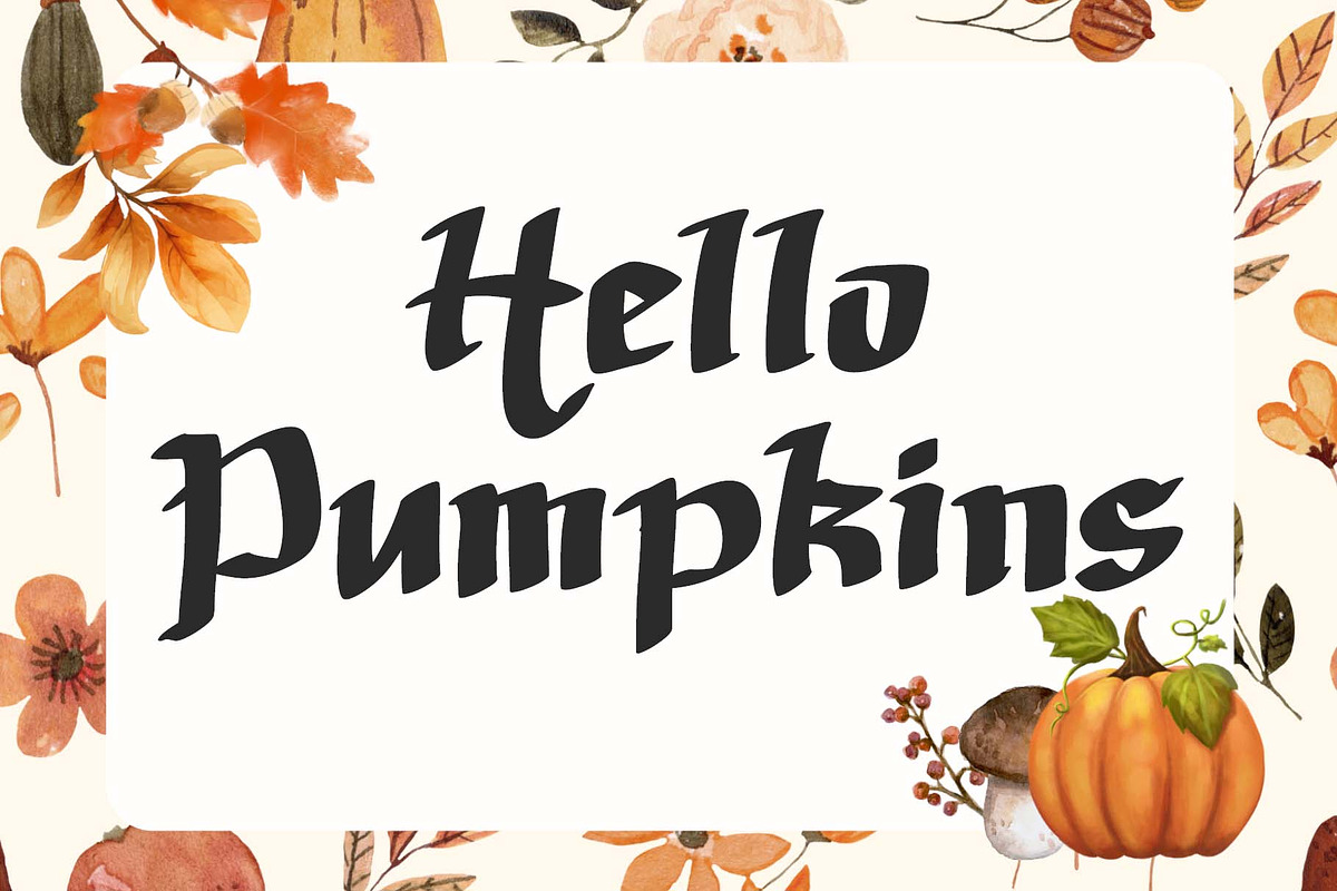 Autumn History, a Handwritten Font by Yoga Letter (Photo 2 of 6)
