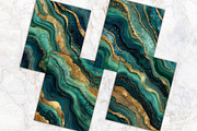 Emerald Green Agate Textures Paper, a Background Graphic by V Design Creator (Thumbnail 10 of 12)