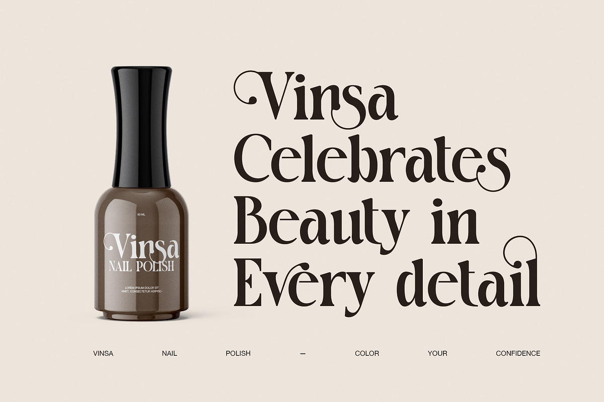 Amida Elegant Ligature Serif Font, a Serif Font by Graphicxell (Photo 4 of 8)