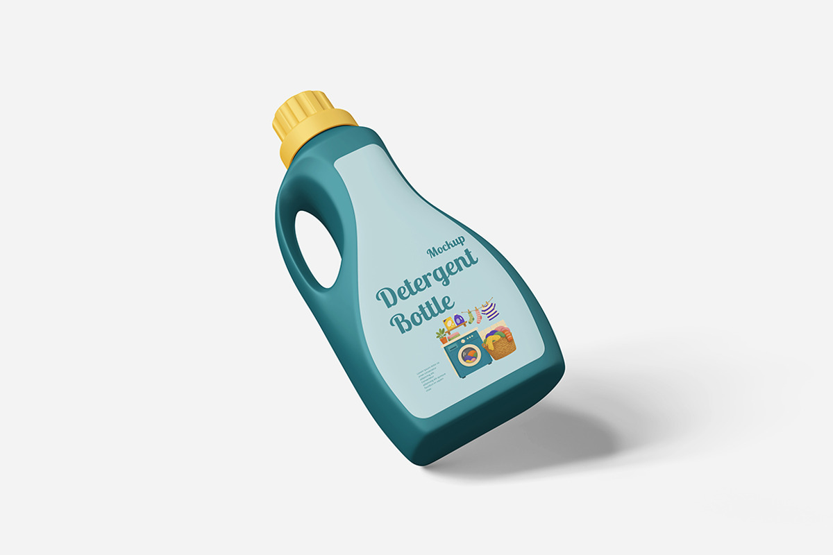 Versatile Detergent Bottle Mockup, an Advertising Mockup by bimockup (Photo 6 of 6)