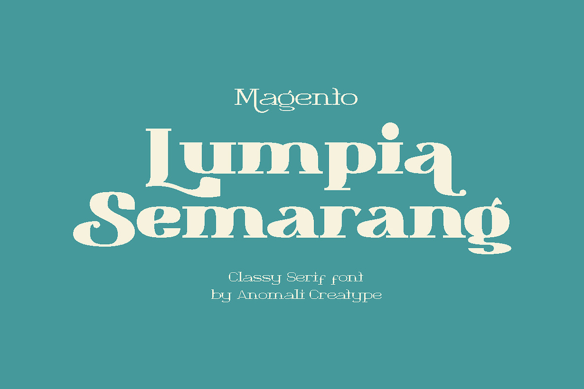 Magento Retro Display Serif Font, a Serif Font by Anomali Creatype (Photo 10 of 12)