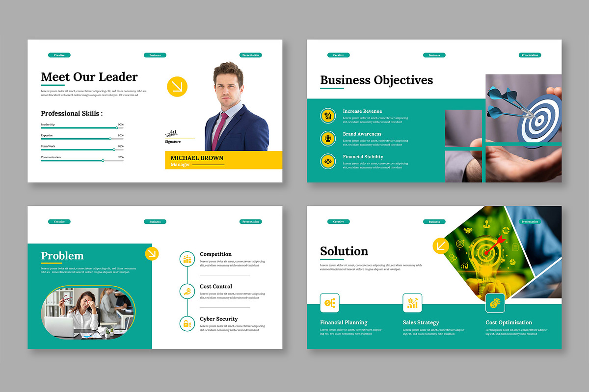 Creative Business Presentation, a Presentation Template by Mighty-Slide (Photo 4 of 6)