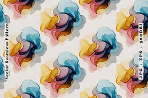 Colorful Liquid Watercolor Vector, a Pattern Graphic by one-touch