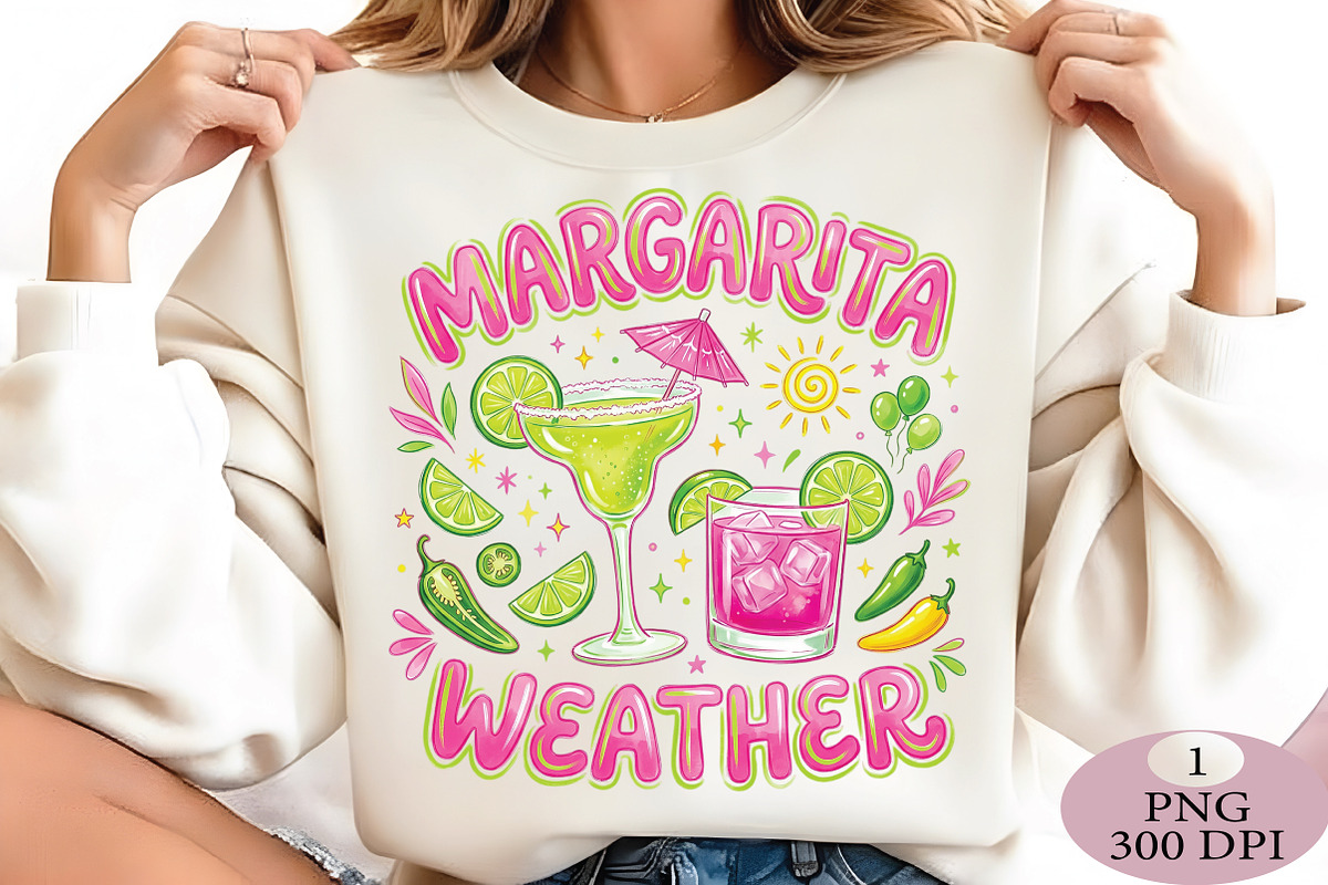 Summer Margarita Weather PNG, an Illustration by Daily.Designs (Photo 4 of 5)